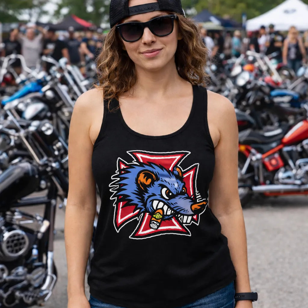 Gnarly Rat FTW Women's Racerback Tank