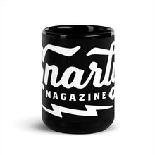 Load image into Gallery viewer, Gnarly Magazine Logo Black Glossy Mug