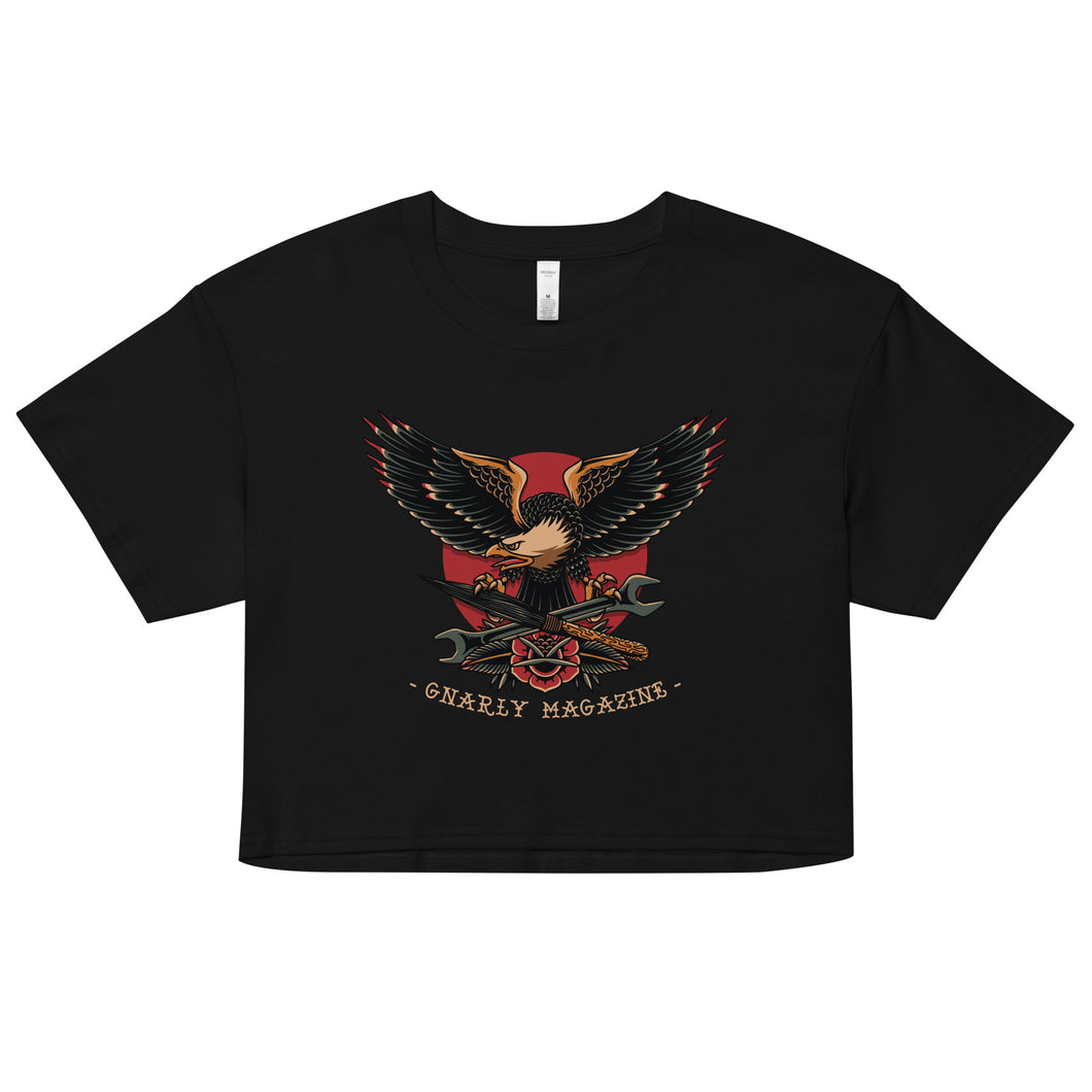 Gnarly Eagle Crop Top