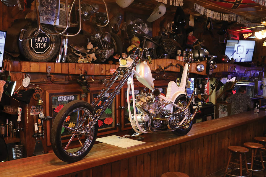 Featured Chopper: The Dyslexia Bike by Hawke Lawshe of Vintage Technologies
