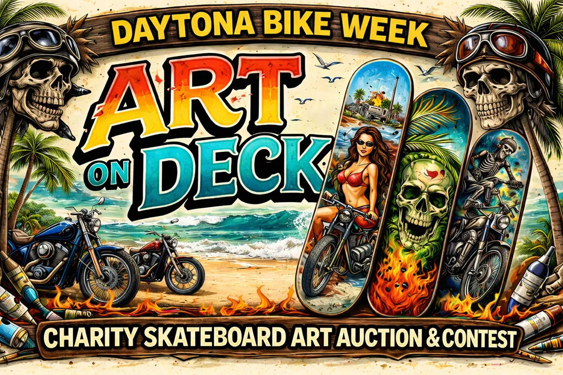UPDATE: Art On Deck - Charity Art Contest - Daytona Bike Week 2026