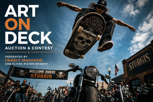 VOTE NOW! Final Round - ART ON DECK Charity Skateboard Art Contest - Sturgis 2026