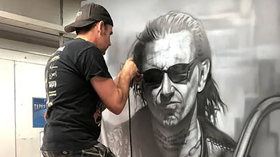 Stephen Gibson: A Dive into Air, Oil, and Lead Airbrush Art