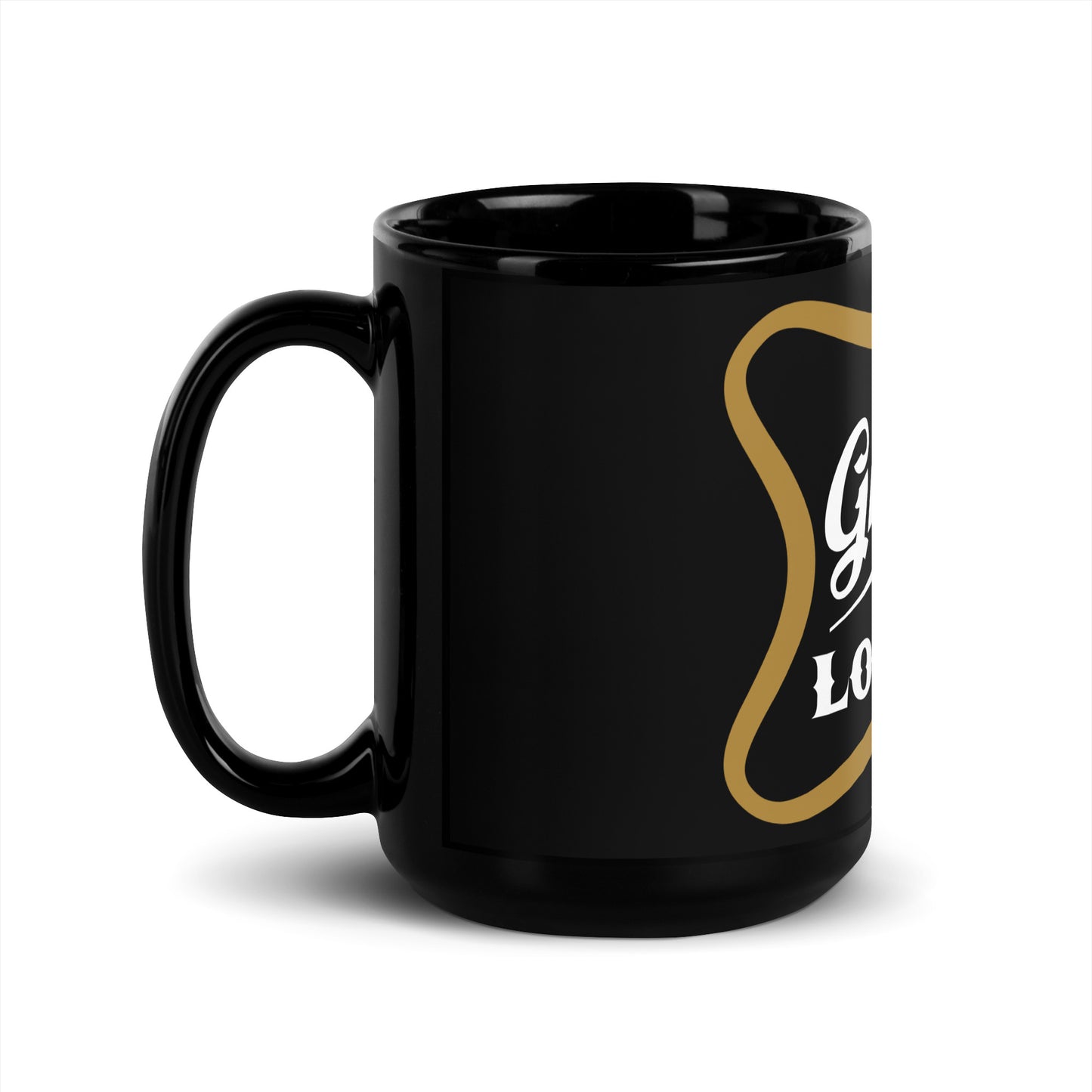 Gnarly Low Life Black Glossy Mug