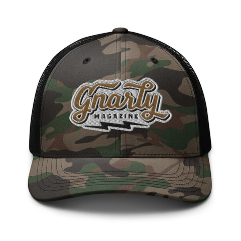Gnarly Magazine Camouflage Trucker Hat