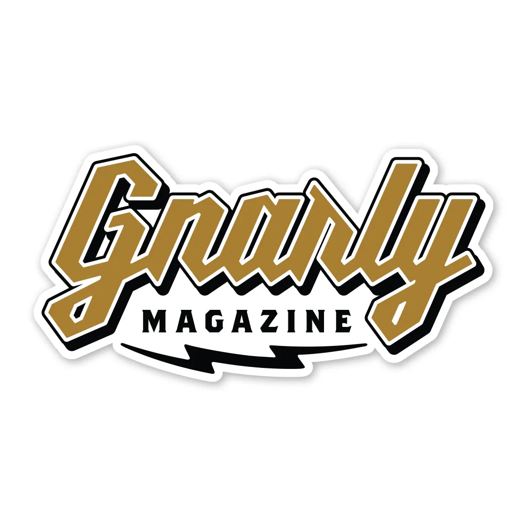 Gnarly Magazine New Logo Sticker