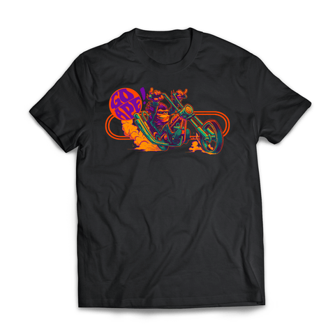 Go Ape! Gnarly Motorcycle T-shirt