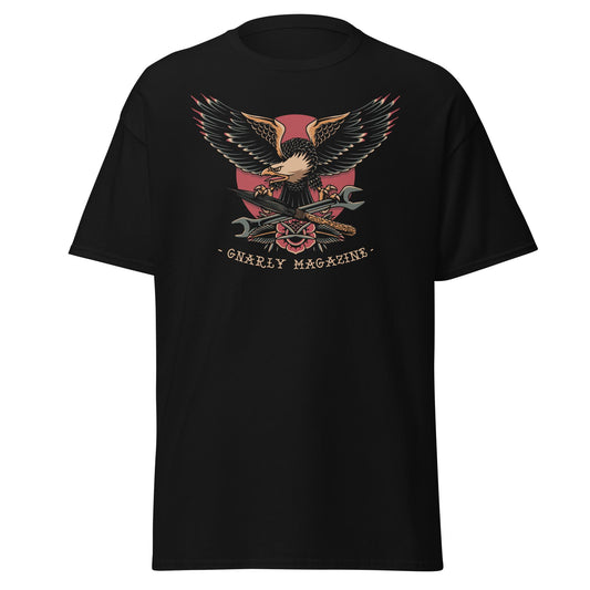Gnarly Eagle 1 - black t-shirt