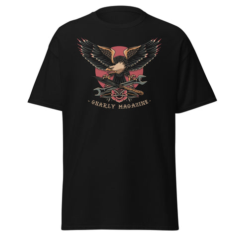 Gnarly Eagle 1 - black t-shirt