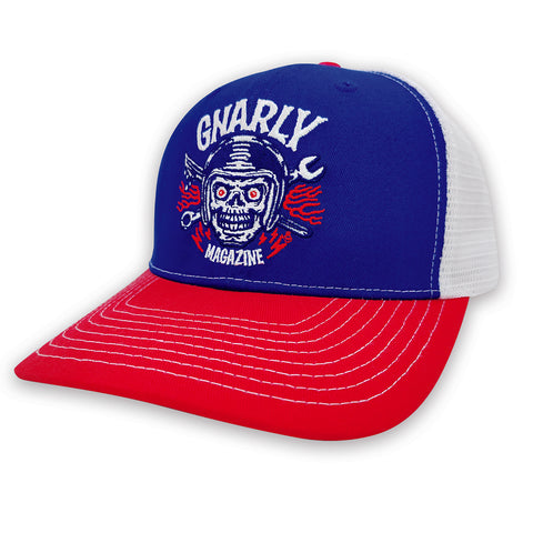 Gnarly Magazine "Skully" Trucker Hat